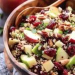 Cranberry Apple Quinoa Salad