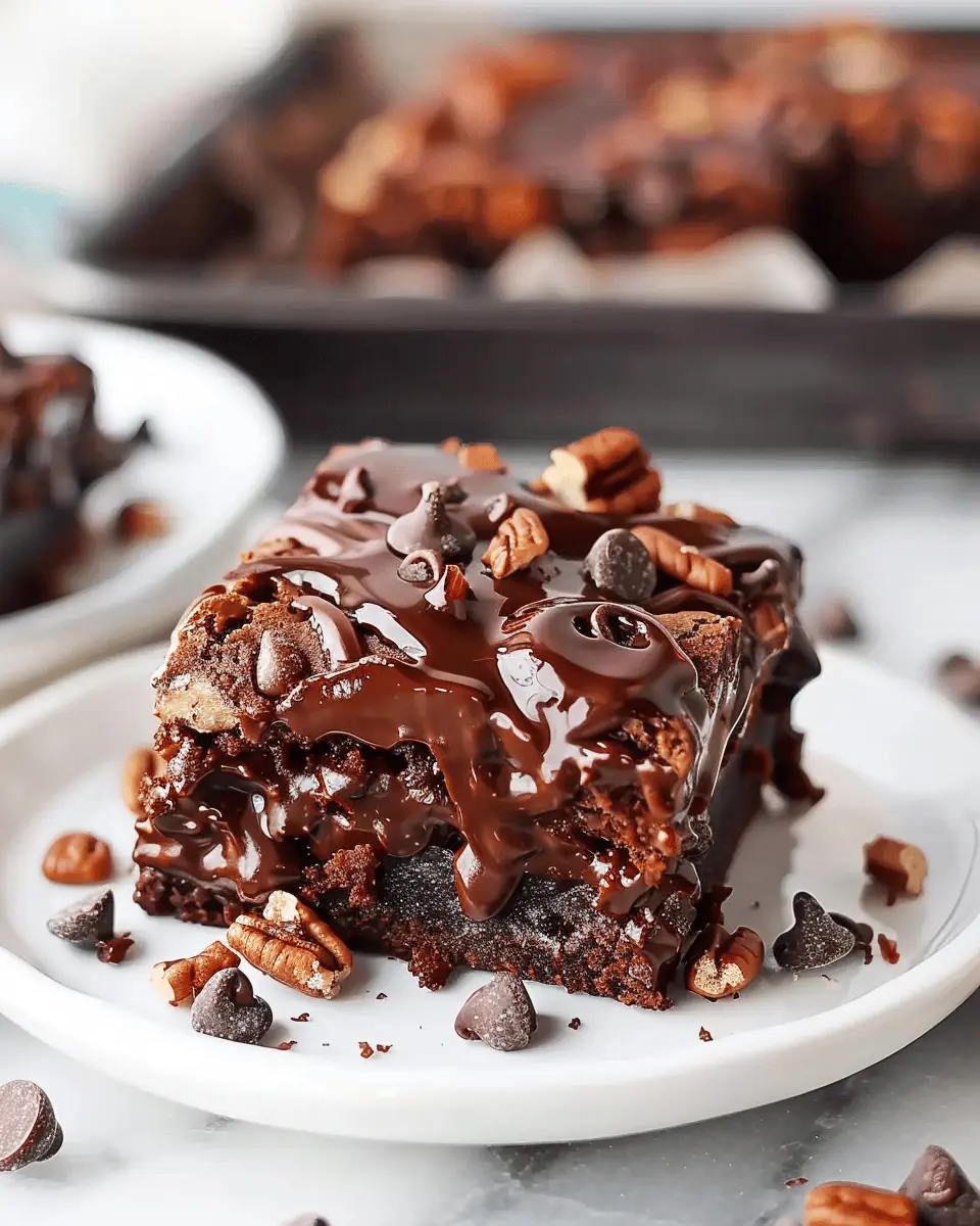 Brownie Mix Turtle Brownies: Indulgent Treat for Chocoholics