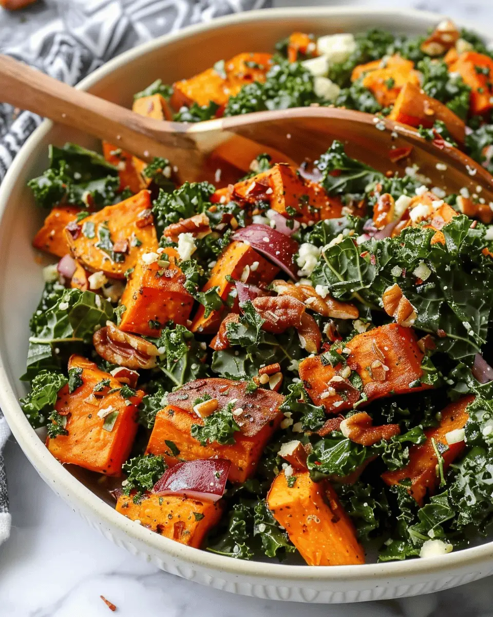 Roasted Sweet Potato Kale Salad: Easy, Nutritious & Delicious