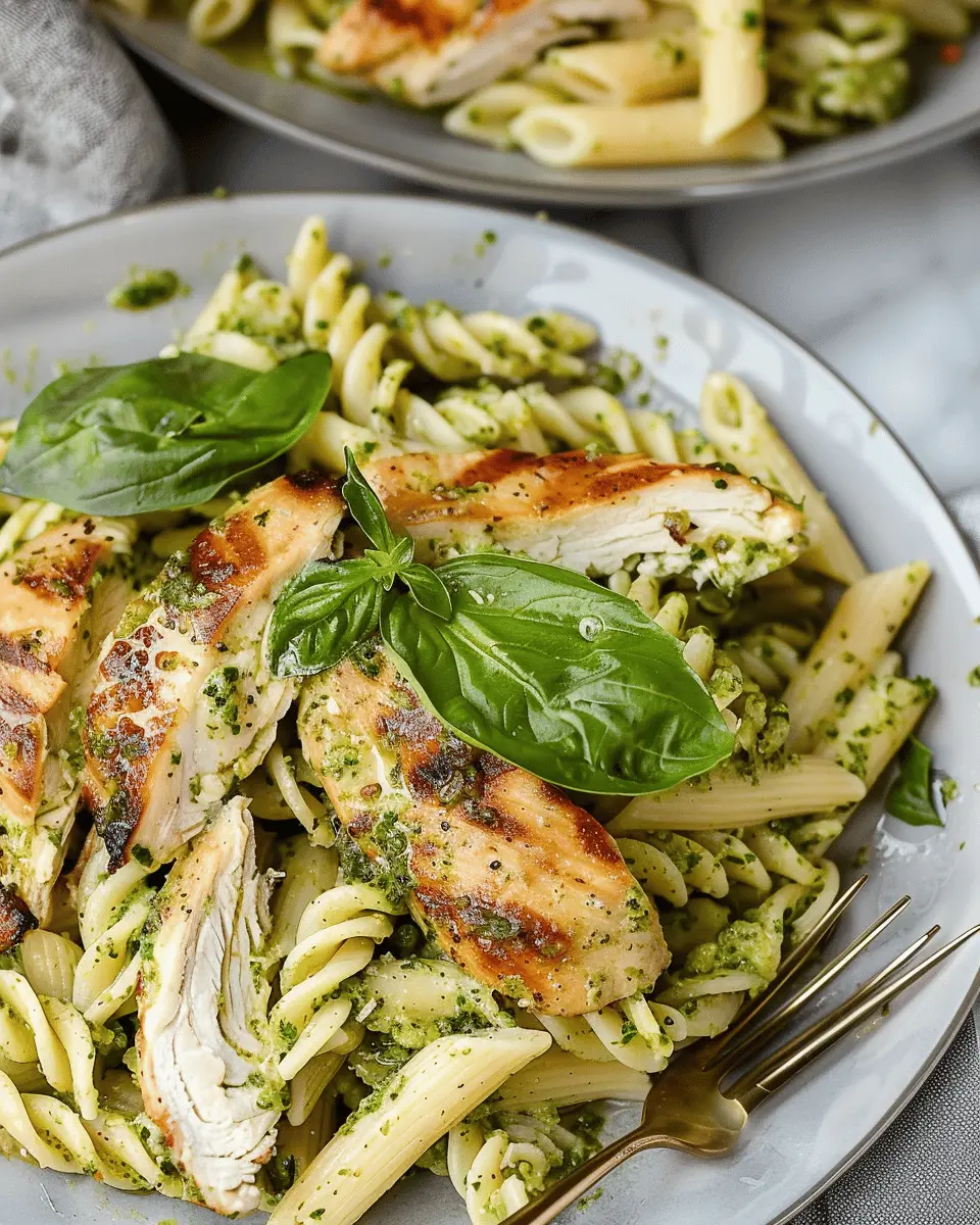 Grilled Chicken Pesto Pasta: A Quick and Easy Family Favorite