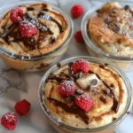 Baked Protein Pancake Bowls- great for meal prep and no banana needed!
