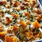 Cheesy Butternut Squash Casserole