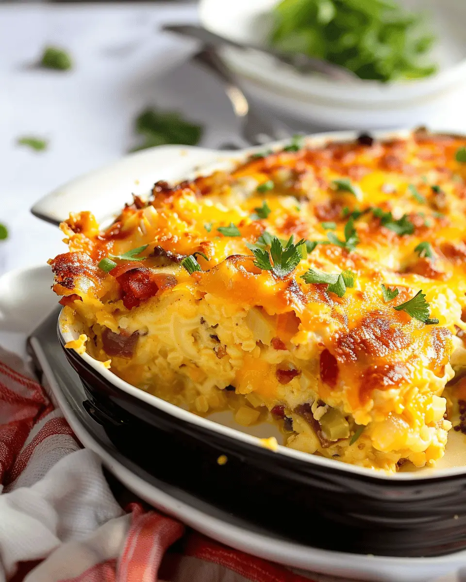 Farmer’s Casserole Recipe: Easy Comfort Food with Turkey Bacon