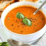 Roasted Tomato Basil Soup
