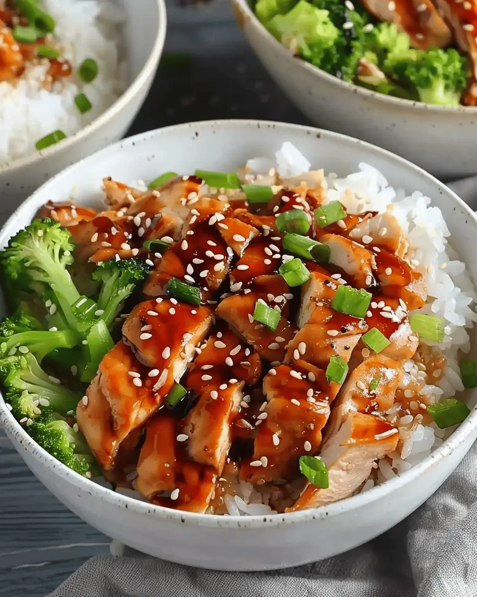 Teriyaki Chicken Rice Bowl: A Quick and Delicious Weeknight Meal