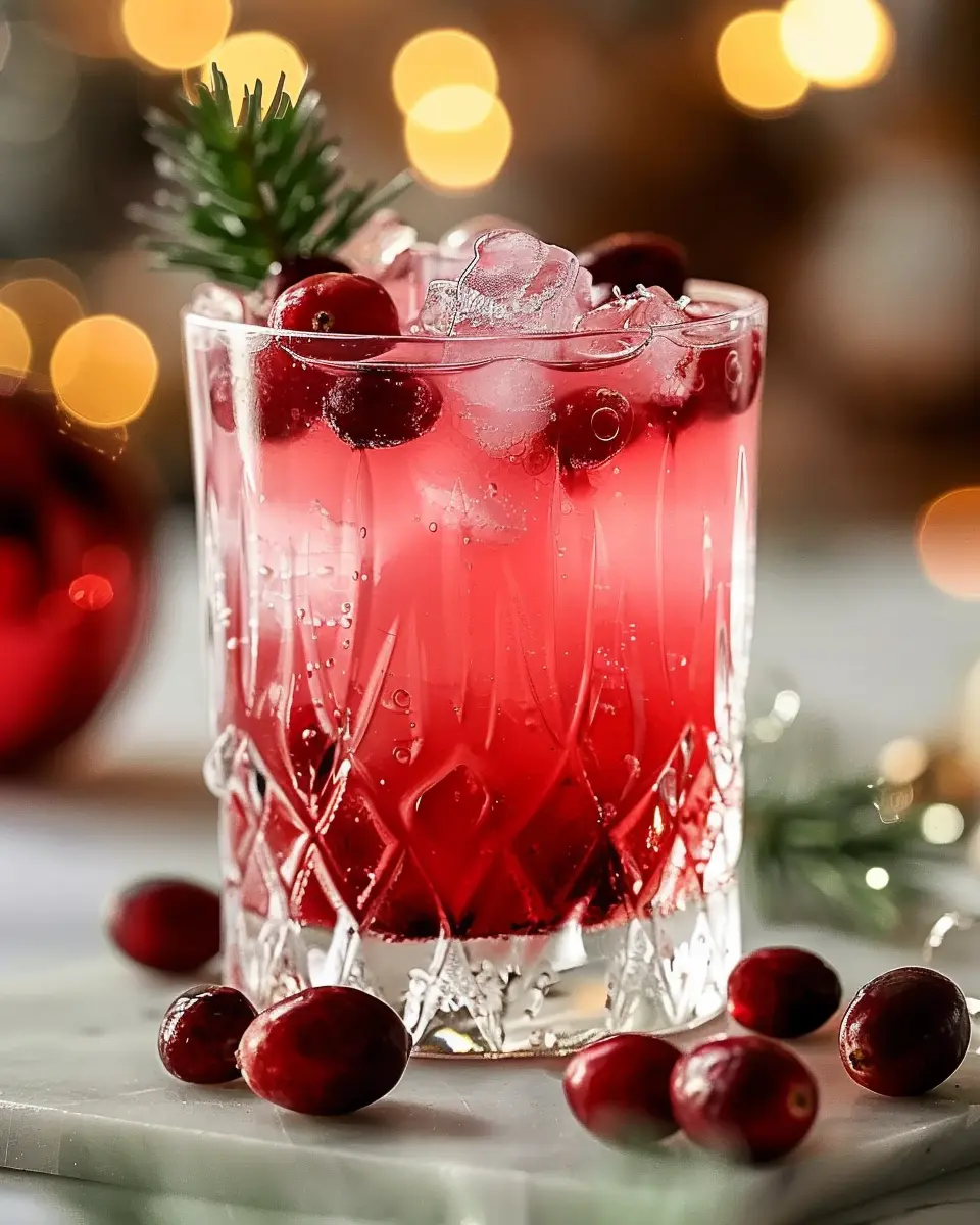 Vanilla Cranberry Crush Mocktail Recipe: Refreshing Holiday Cheers