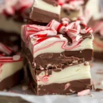 Peppermint Swirl Fudge