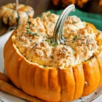 Pumpkin-Shaped Cheeseball