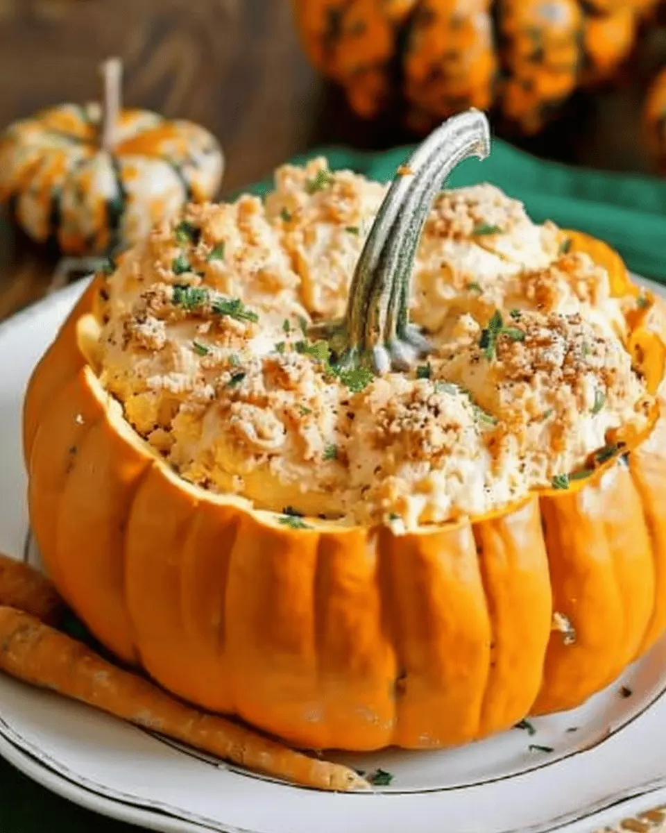 Pumpkin-Shaped Cheeseball: The Best Festive Appetizer Recipe