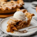 Apple Pie à la Mode (Apple Pie with Ice Cream Recipe)