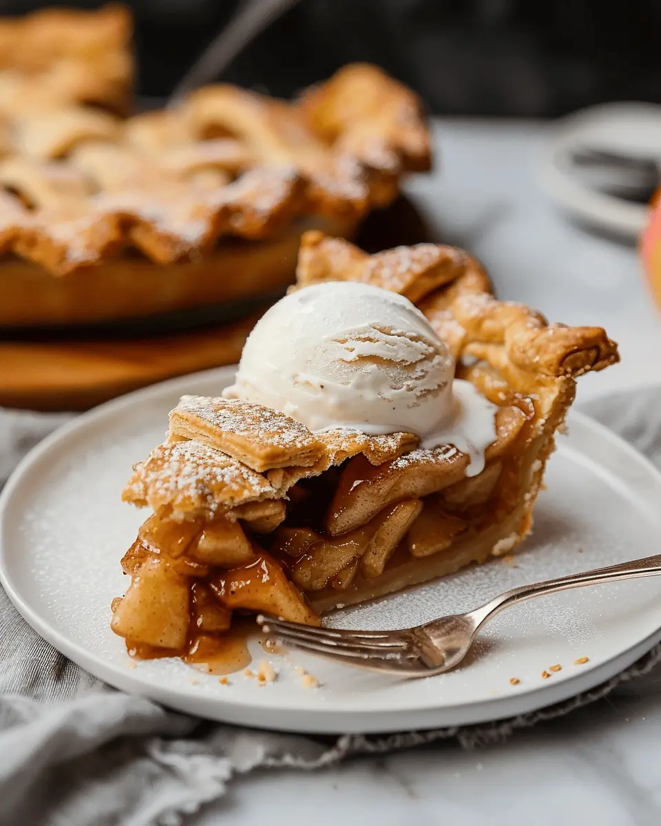 Apple Pie à la Mode: The Best Homemade Ice Cream Recipe