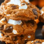 Pumpkin S’mores Cookies