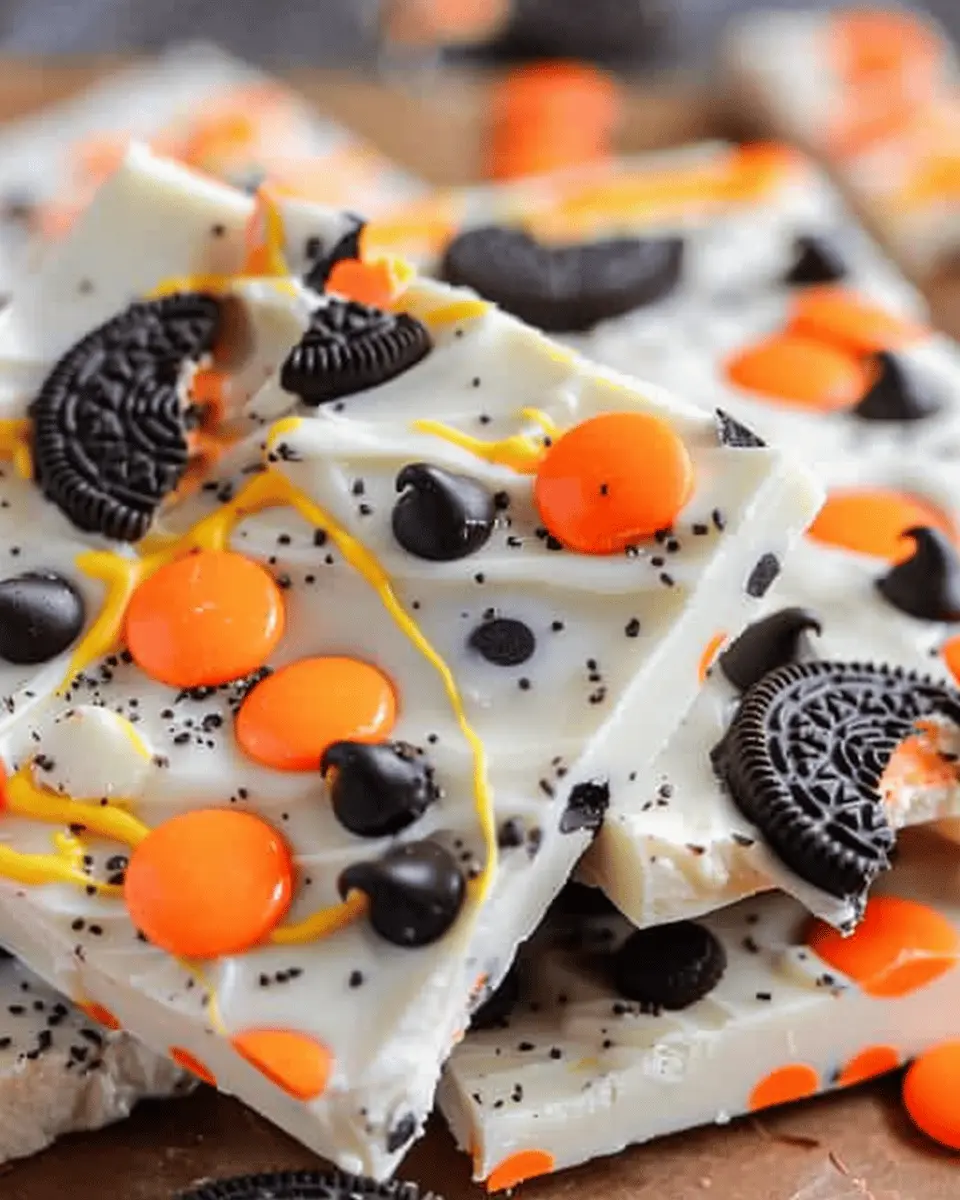 Easy White Chocolate Halloween Oreo Bark: A Delicious Treat to Thrill Your Guests