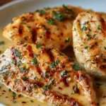 Chicken Fillet in Spicy, Creamy Garlic-Parmesan Sauce