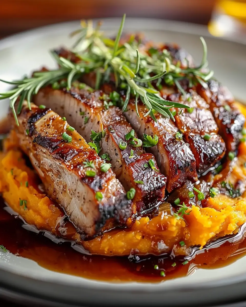 Apple Cider Pork: Easy Recipe with Creamy Mashed Sweet Potatoes