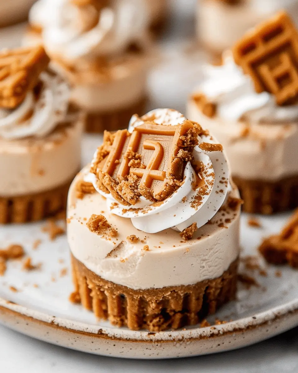 No Bake Mini Biscoff Cheesecakes: A Deliciously Easy Treat