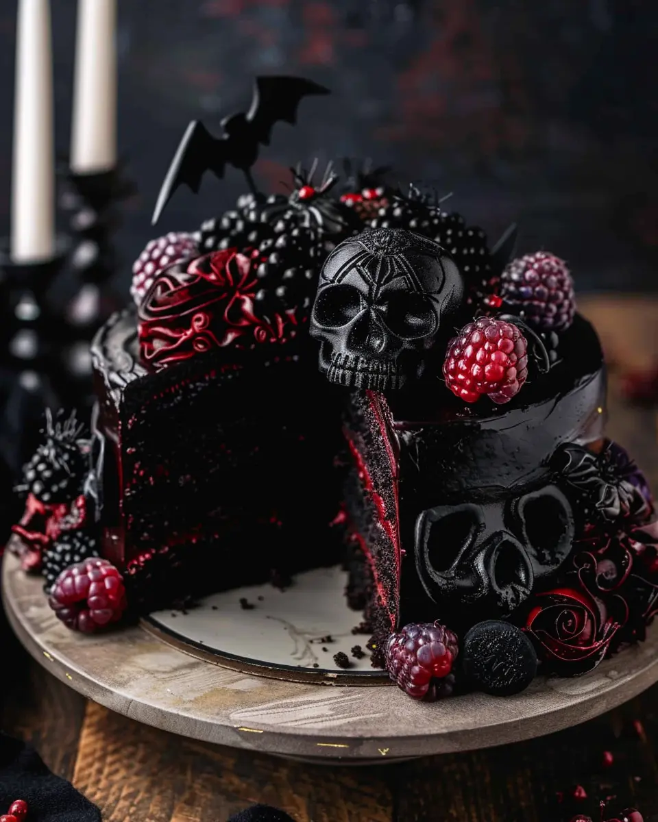 Spooky Black Velvet Halloween Cake: Easy Recipe for a Festive Treat