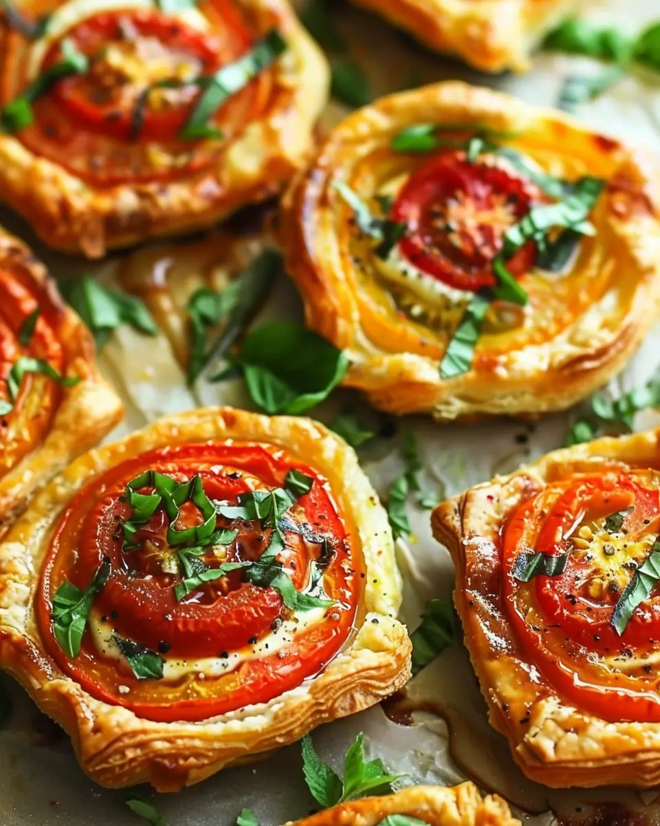 Tomato Tartlets with Puff Pastry: Easy, Delicious & Homemade