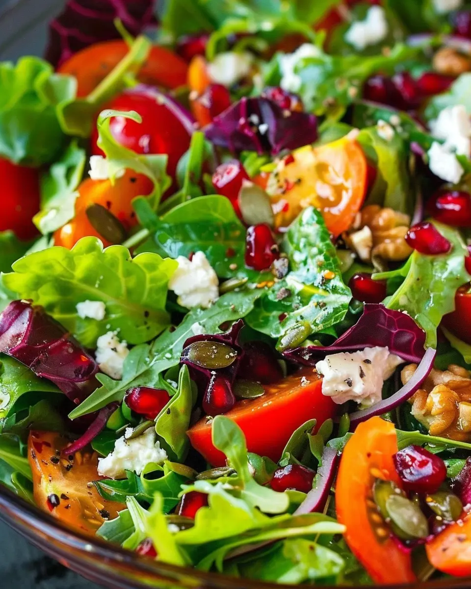 Winter Salad Recipe: Easy & Refreshing with Turkey Bacon and Chicken Ham