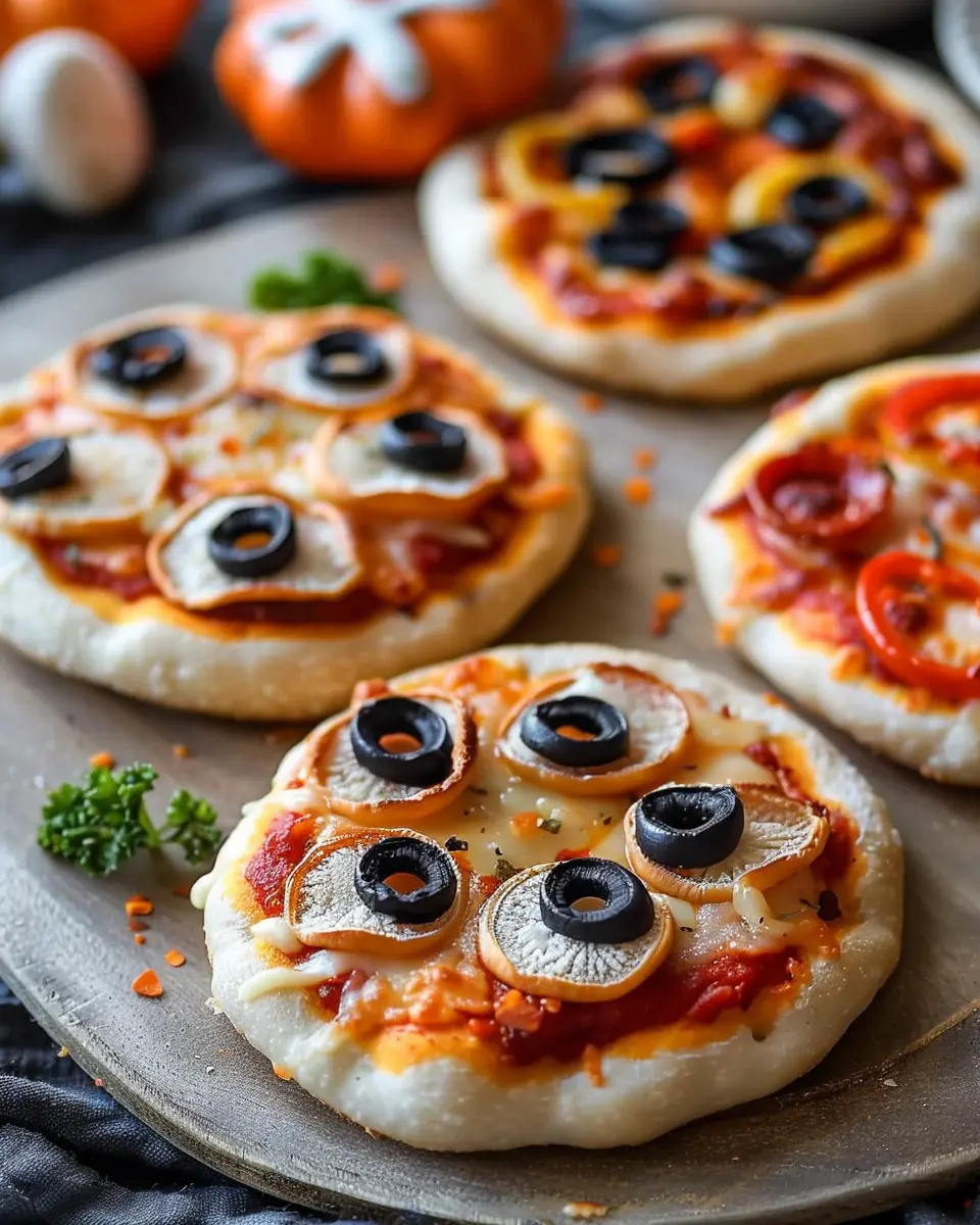 DIY Mini Halloween Pizzas You’ll Love: Easy Recipes with Turkey Bacon and Chicken Ham