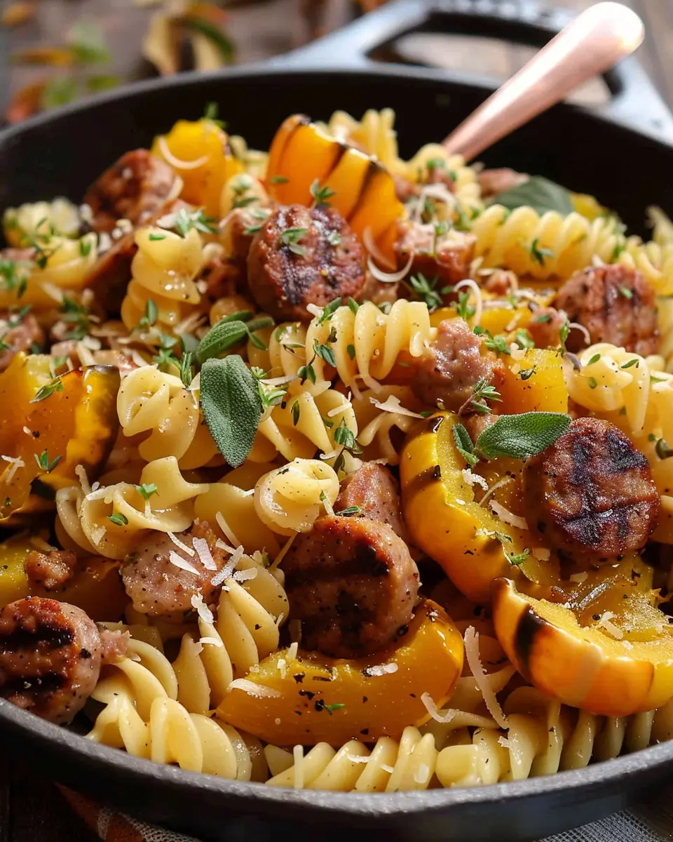 Autumn Sausage Pasta Squash: Amazing 25-Min Fall Favorite Recipe