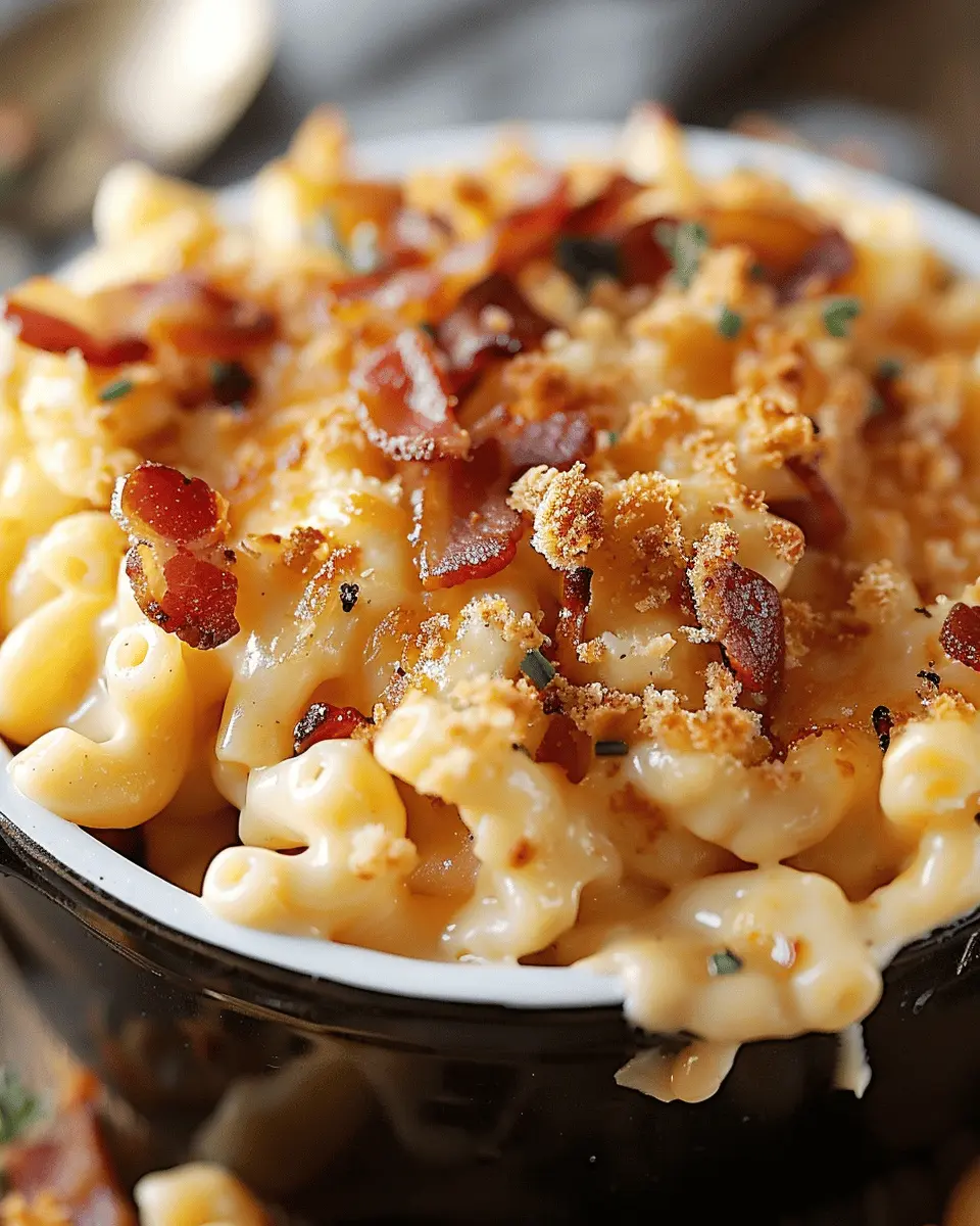 Bacon Mac Cheese: Indulgent Turkey Bacon Twist for Comfort Food
