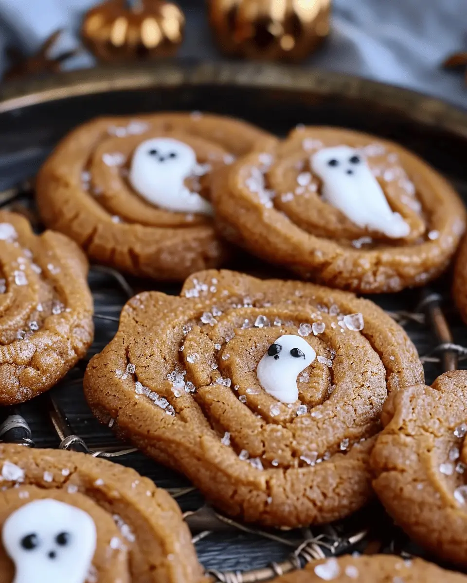 Spooky Ghost Brown Butter Pumpkin Cookies: The Best Fall Treats