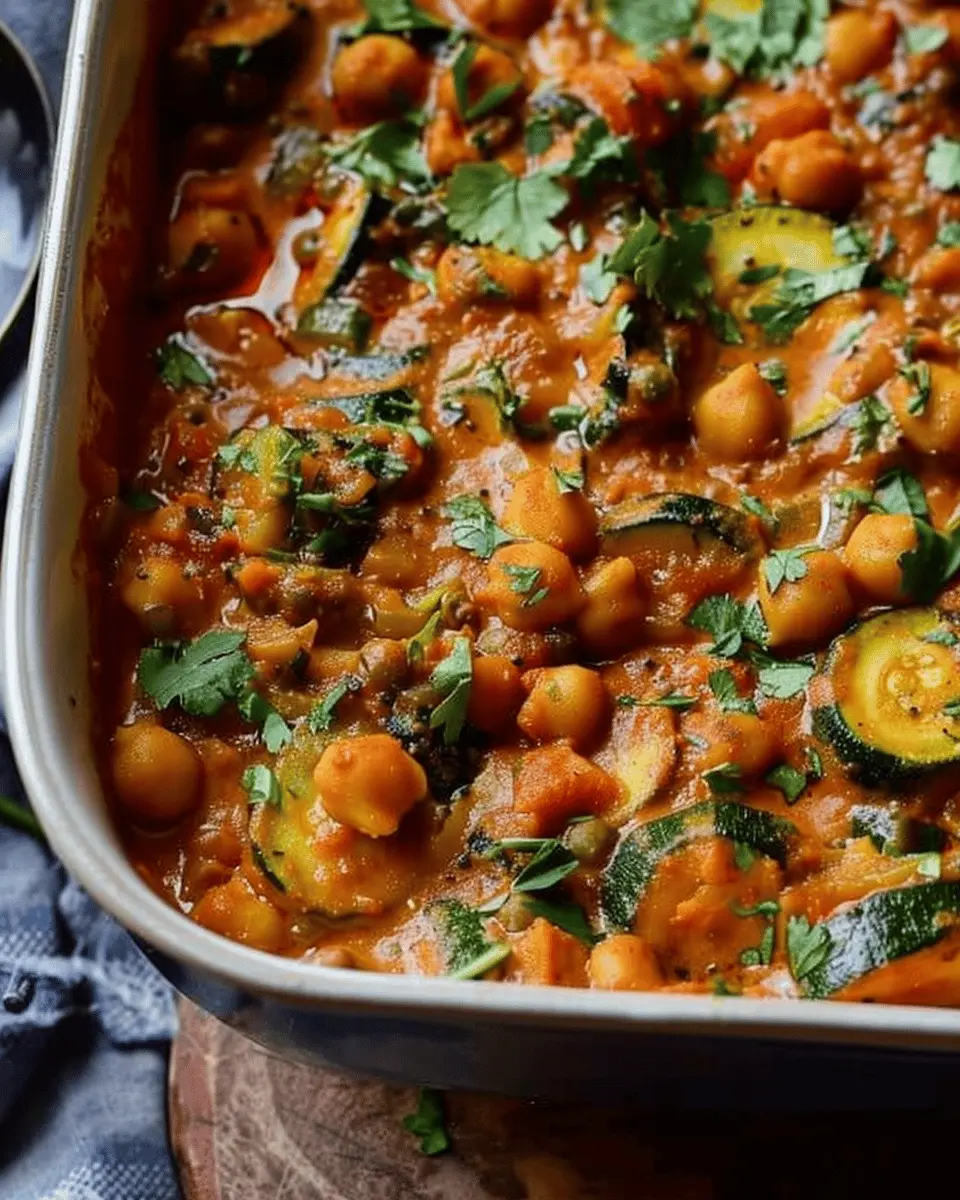 Spicy Baked Zucchini Chickpea Curry: A Comforting, Gluten-Free Delight