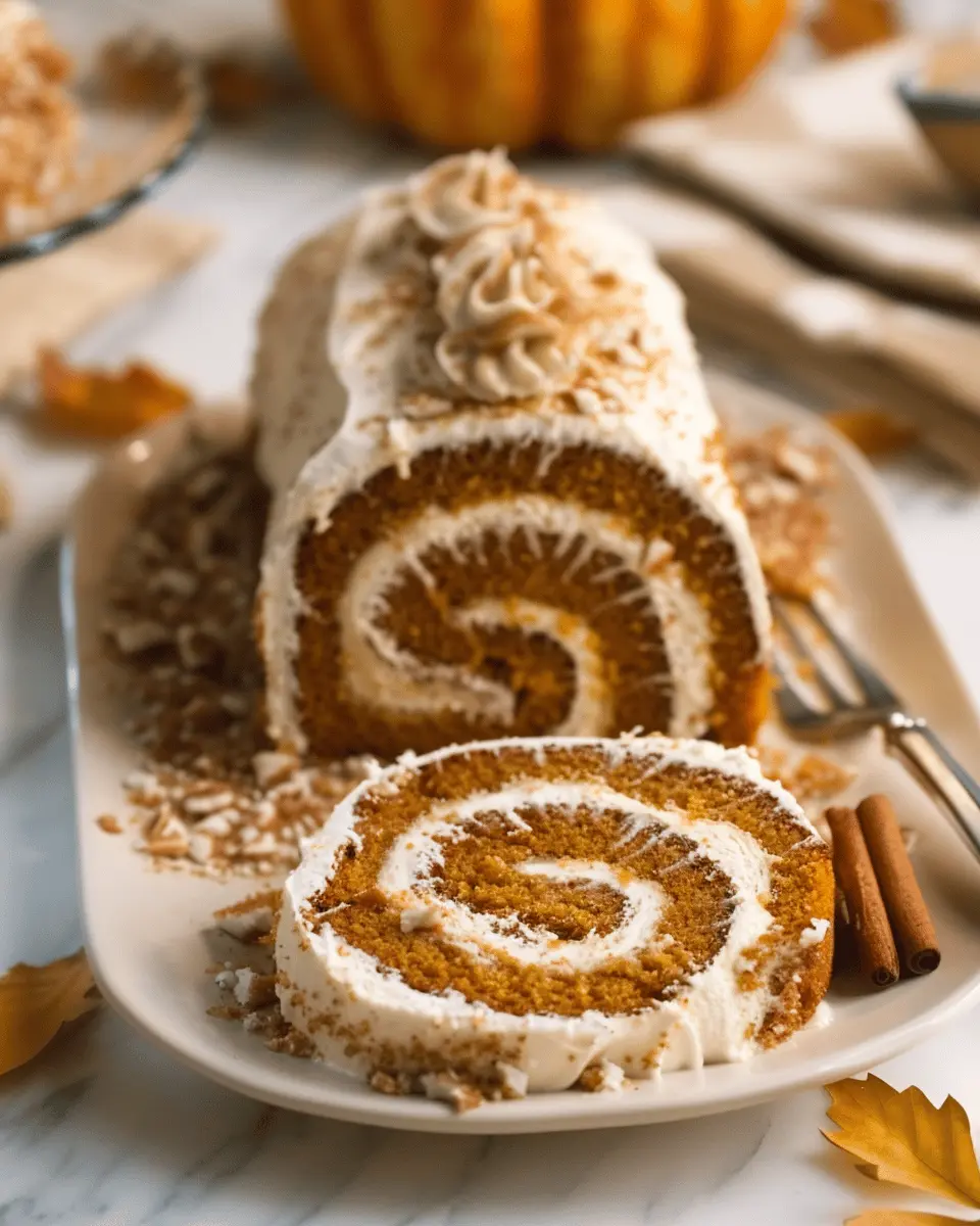 Fall Pumpkin Spice Roll Cake: The Best Indulgent Treat for Autumn
