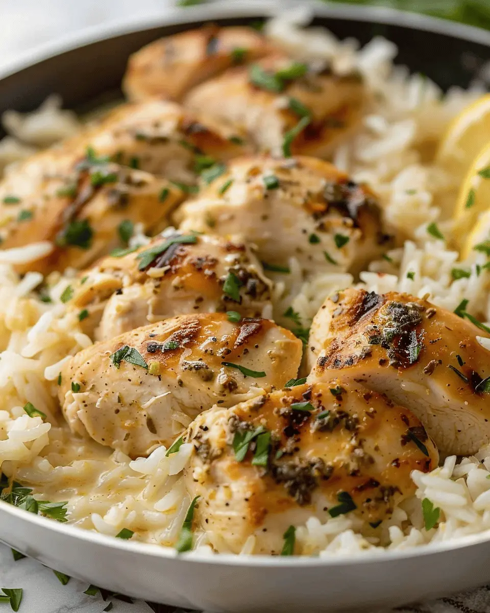 Creamy Herb Chicken Basmati Rice: The Best Comforting One-Pan Meal