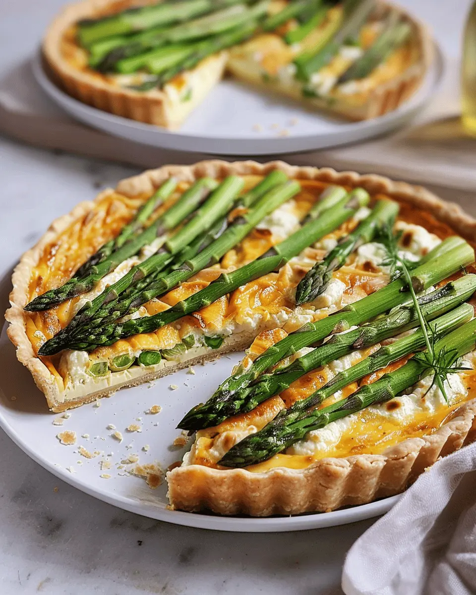 Asparagus goats cheese tart: Easy, flavorful twist for dinner