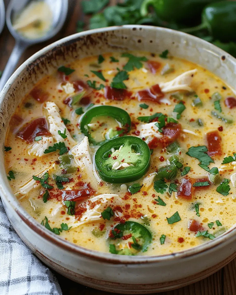 Spicy Jalapeño Popper Chicken Soup Recipe and Tips for Cozy Nights