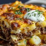 Ground Beef and Potatoes Casserole