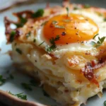Baked Eggs Napoleon