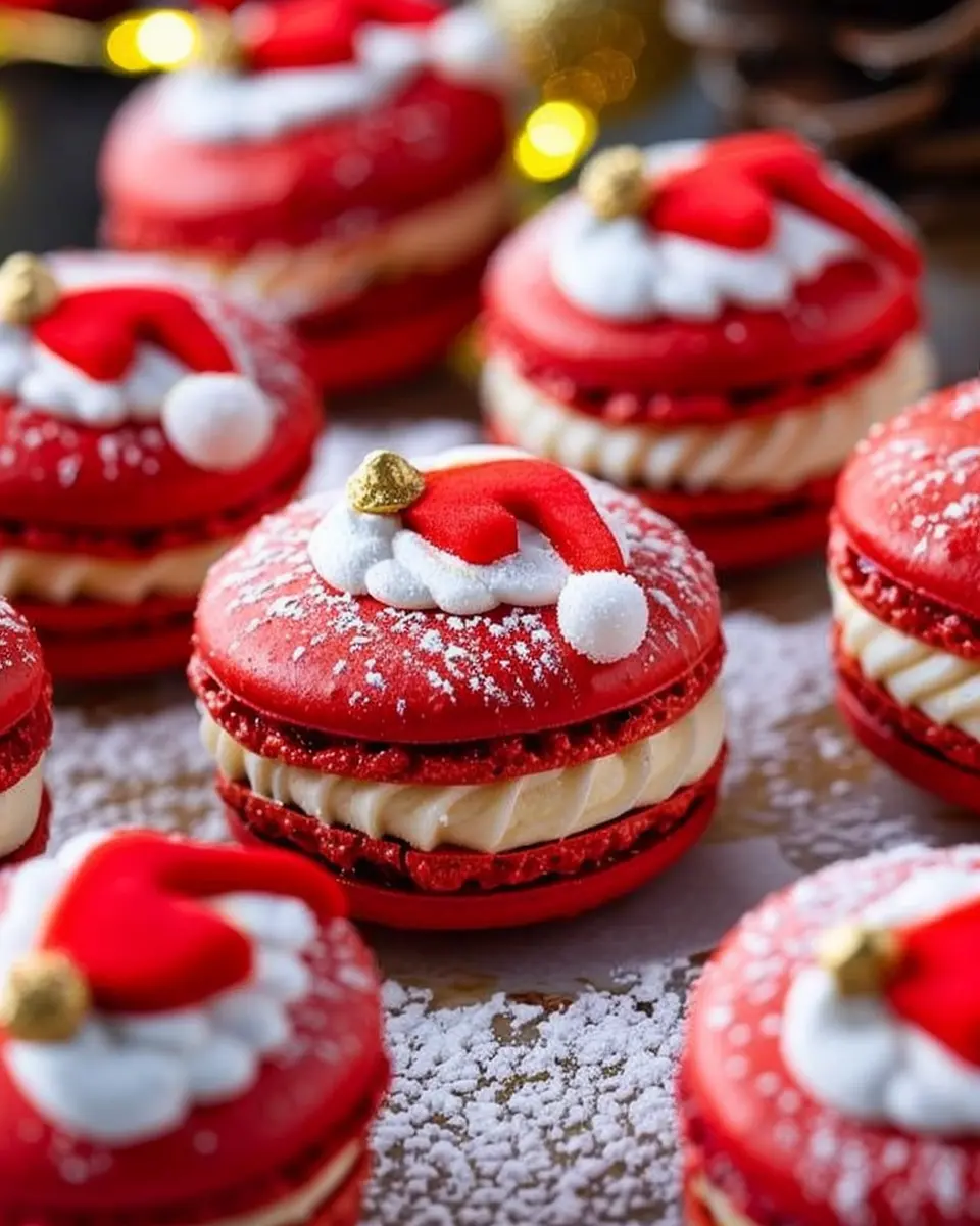 Santa Claus Macarons: Easy Festive Treats for the Holidays