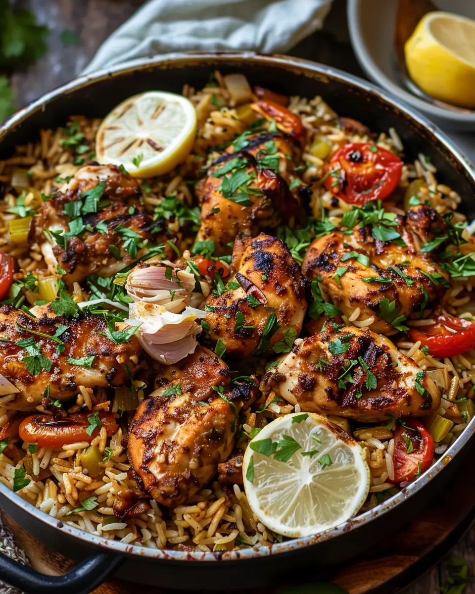 One Pot Chicken Shawarma Rice: Easy Bold Middle Eastern Dinner