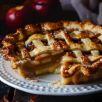 Toffee Apple Pie with Vanilla Custard