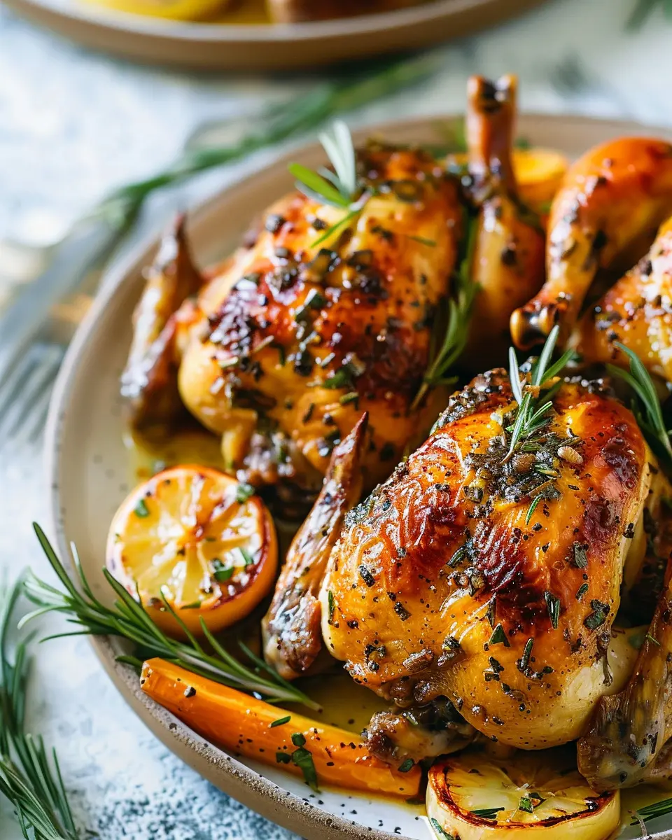 Truffle Herb Butter Cornish Hens for an Indulgent Dinner Experience
