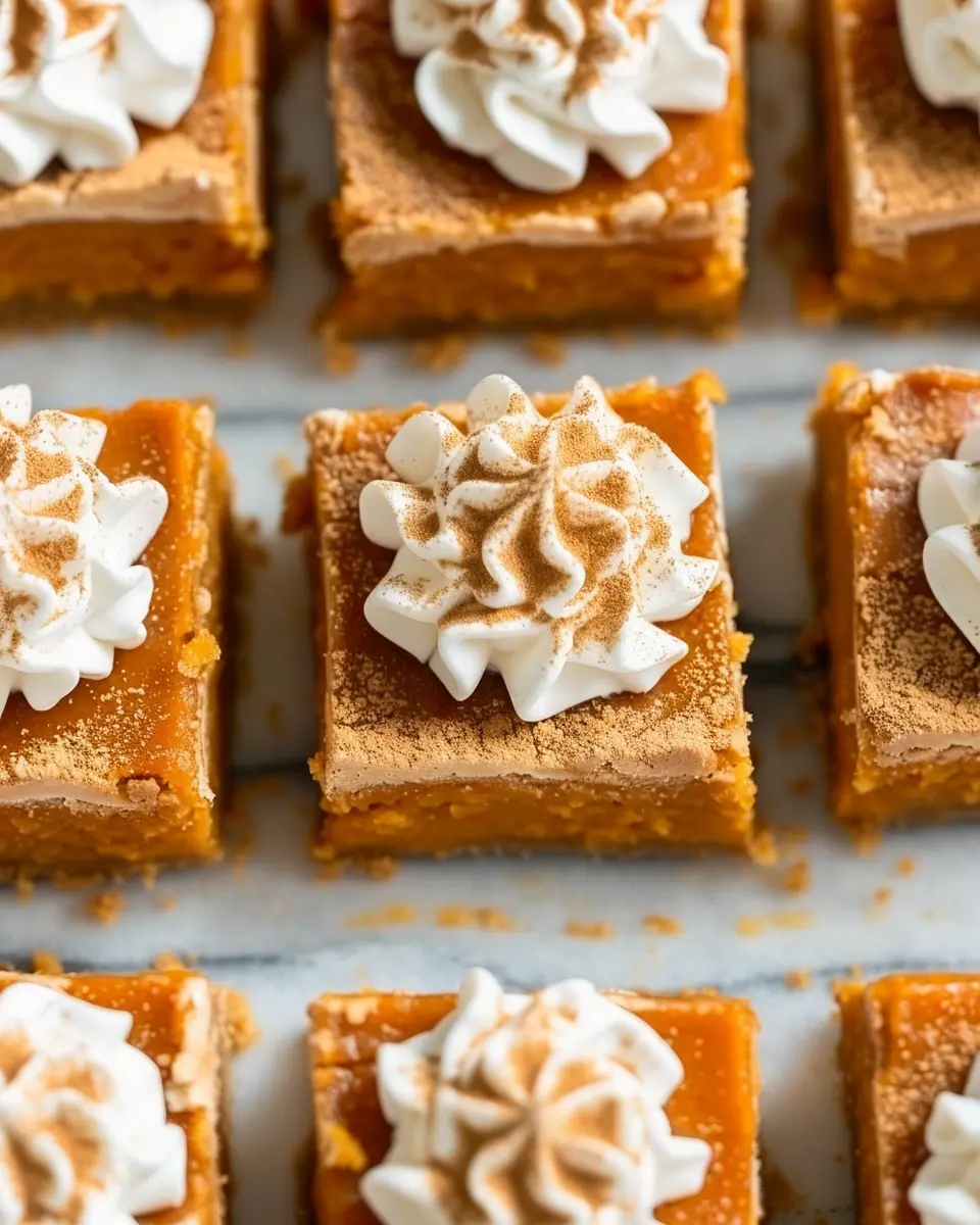Pumpkin Pie Bars: Indulgent Treats for Cozy Fall Evenings