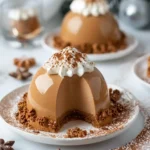 Gingerbread Latte Mousse Domes – A Gourmet Holiday Dessert Idea