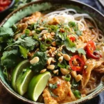 Thai Peanut Chicken Noodle Bowls – A Flavor-Packed Homemade Delight