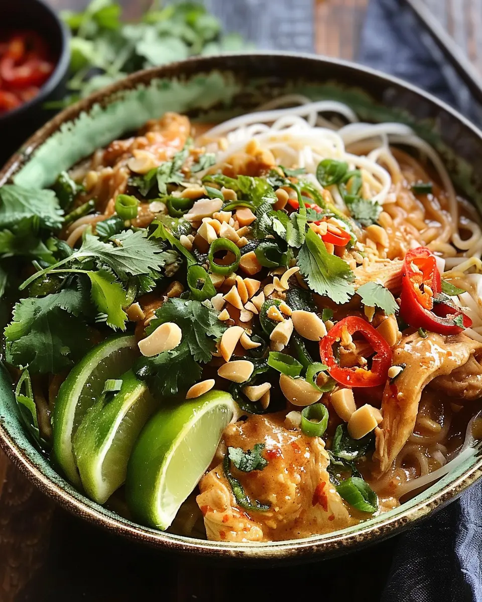 Thai Peanut Chicken Noodle Bowls β A Best Homemade Delight