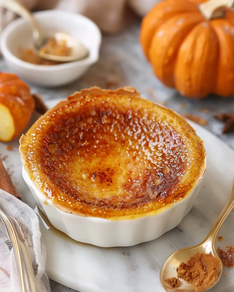 Pumpkin Spice Crème Brûlée: An Indulgent Fall Delight at Home