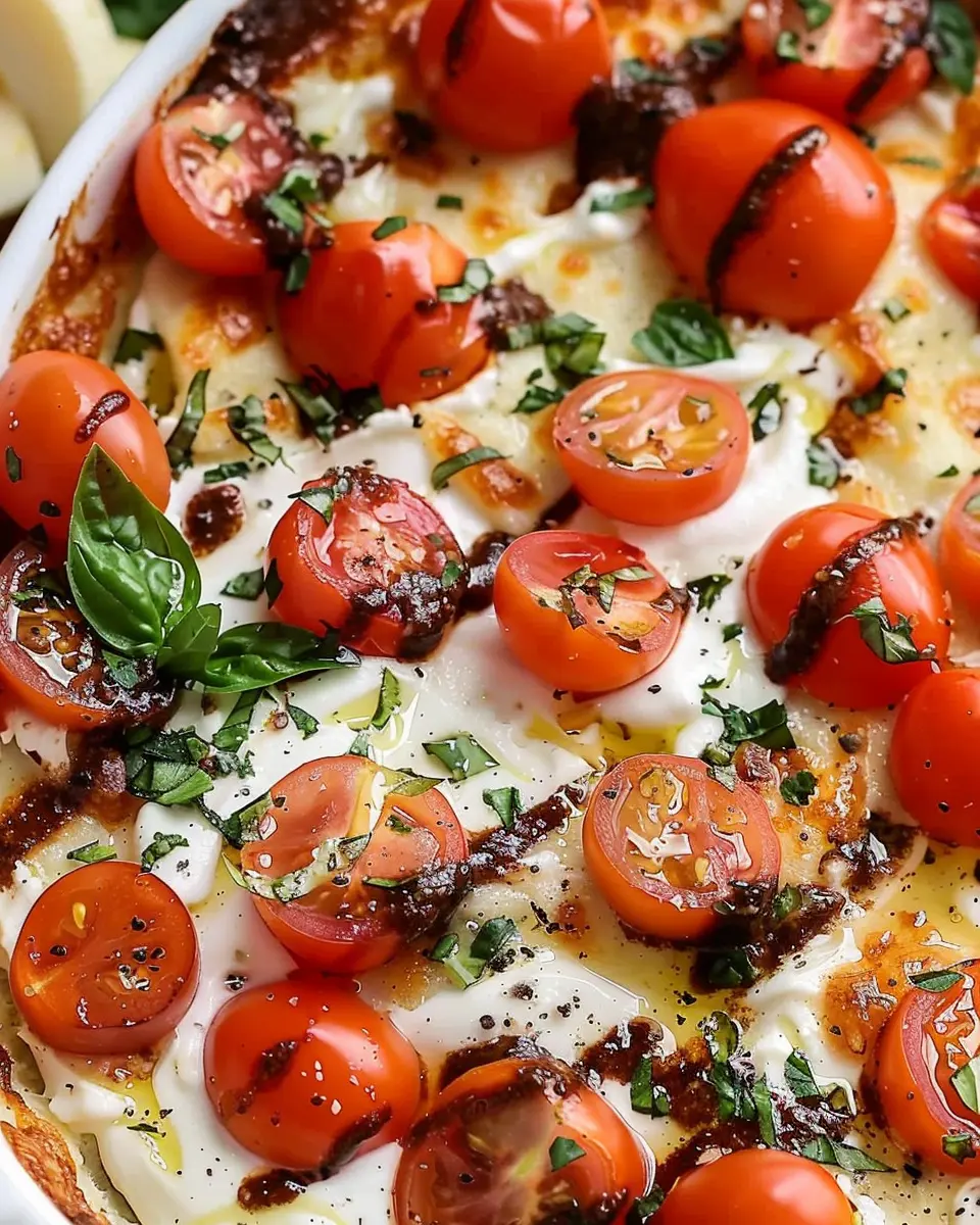 Caprese Dip: Indulgent Recipe with Turkey Bacon and Chicken Ham