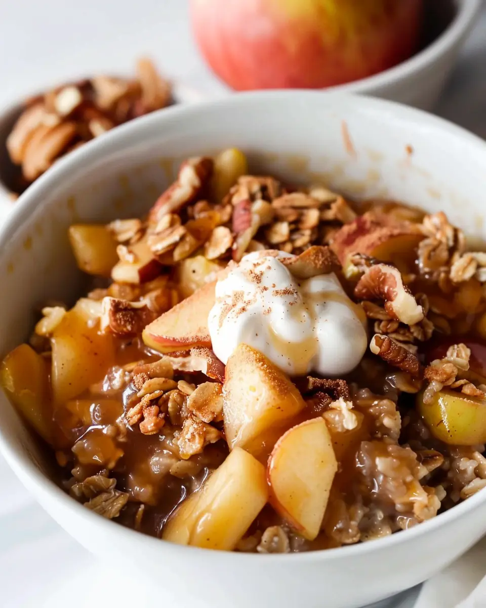 10-Minute Apple Pie Oatmeal Recipe