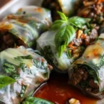 Thai Basil Beef Rolls – Fresh Thai Flavors in Every Bite