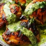 Best Peruvian Chicken with Creamy Green Sauce Recipe