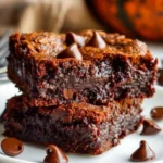 Gooey Flourless Pumpkin Brownies in Just 20 Minutes