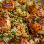 One Pot Sticky Coconut Rice & Chicken