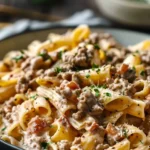 High Protein Creamy Beef Pasta Recipe for Quick Weeknight Dinners